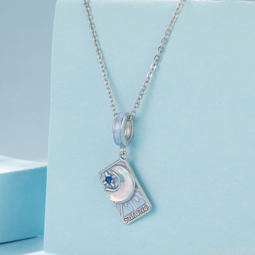 Charms srebro 925 Karta Tarota  koralik do bransoletki modułowej charms