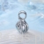 srebrny charms próba 925 ośmiornica
