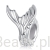 Srebrny charms stoper syreni ogon beads srebro 925 koralik
