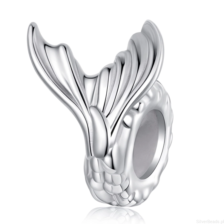 Srebrny charms stoper syreni ogon beads srebro 925 koralik