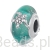 Srebrny charms ze szkła Murano z żółwiami srebrny koralik beads srebro 925
