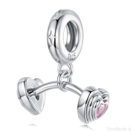 Charms ze srebra sztanga srebro 925 zawieszka do bransoletki