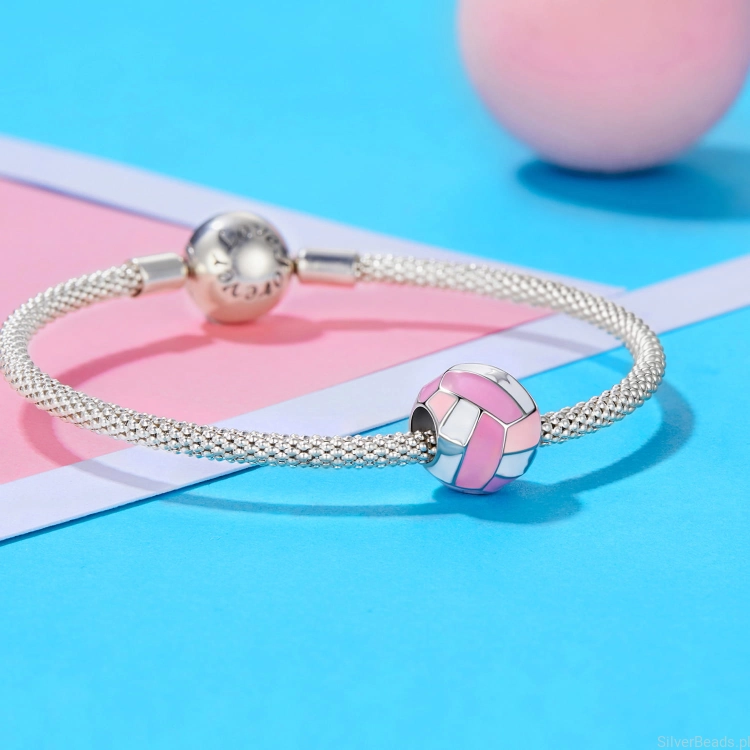 Charms ze srebra próby 925 piłka do siatkówki