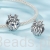 srebrny charms próba 925 lew z koroną