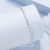 elegancka srebrna bransoletka  z kryształkami 16 cm rozmiar S