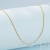 naszyjnik ze srebra 925 o splocie pozłacana pancerka