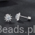 kolczyki ze srebra 925 koniczynki z moissanitami