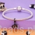 halloweenowy charms ze srebra CZARNA DYNIA