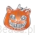 Srebrny charms ŚWIECĄCA DYNIA koralik srebro 925 beads