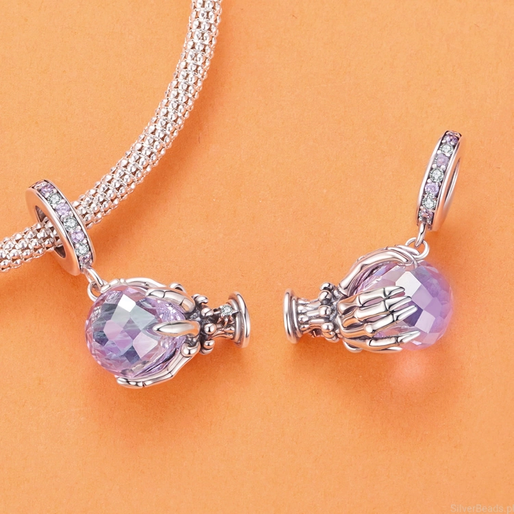upiorny srebrny charms próby 925 MAGICZNA KULA