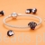 srebrny charms próba 925  CZARNY SZKIELET