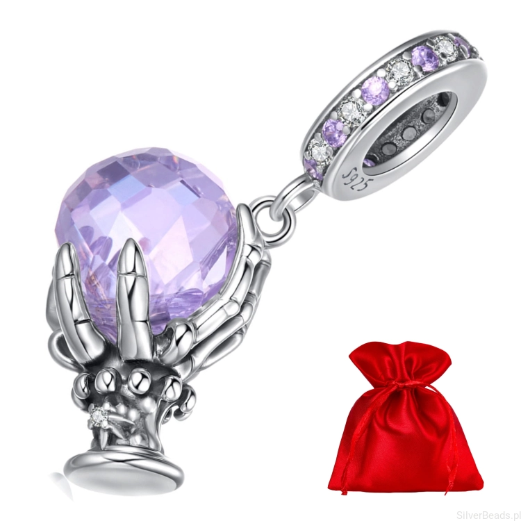 Elegancki satynowy woreczek gratis do każdego zamówienia koralików charms MAGICZNA KULA