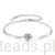 Srebrna elegancka bransoletka z Moissanitem 0,5 ct srebro 925