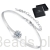 _Eleganckie prezentowe pudełeczko gratis do srebrnej bransoletka z Moissanitem 0,5 ct