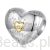 Srebrny charms SERCE dla ukochanej koralik srebro 925 beads