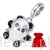 Elegancki satynowy woreczek gratis do każdego zamówienia koralików charms urocza PANDA z kokardką