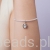 Srebrna modułowa bransoletka i charms do pandora PANDA z kokardką