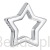 Srebrny charms GWIAZDKA srebro 925 beads