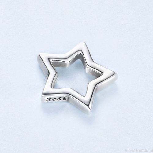 charms ze srebra do bransoletki typu pandora GWIAZDKA