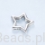 charms ze srebra do bransoletki typu pandora GWIAZDKA
