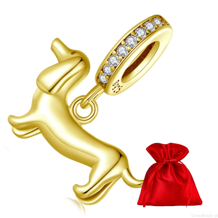 Elegancki satynowy woreczek gratis do każdego zamówienia koralików charms  JAMNIK