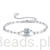 Srebrna bransoletka z lśniącym Moissanitem 1,0 ct srebro 925