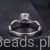 srebrny pierścionek z najwyższej próby srebra z Moissanitem 1,0 ct otoczonym kryształami