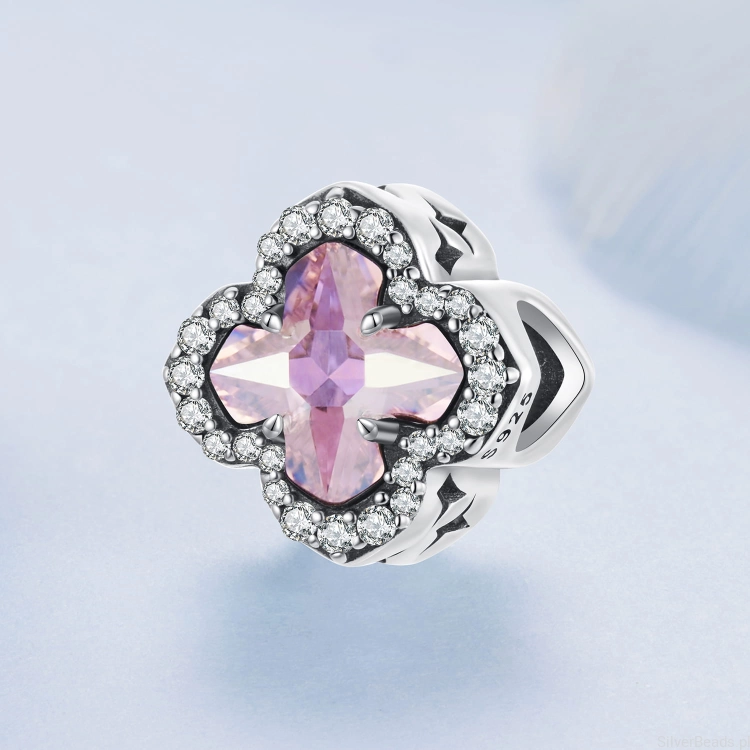 charms ze srebra do bransoletki pandora KONICZYNKA z opalizującego kryształu