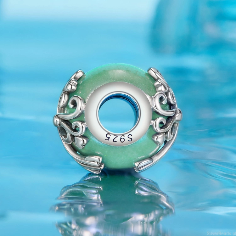 Charms srebro 925 DRZEWO ŻYCIA z serduszkami koralik do bransoletki modułowej charms