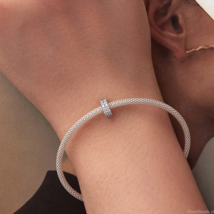 stoper ze srebra charms do bransoletki typu pandora