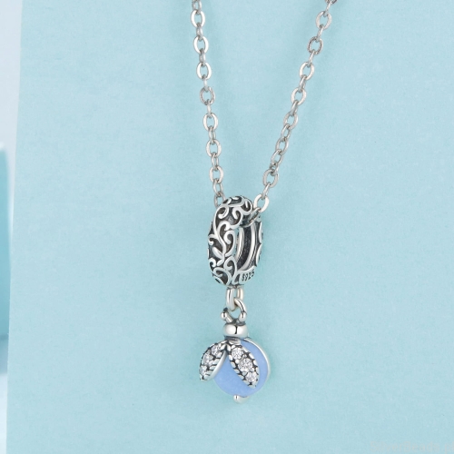 Charms srebro 925 świecący ROBACZEK świętojański koralik do bransoletki modułowej charms