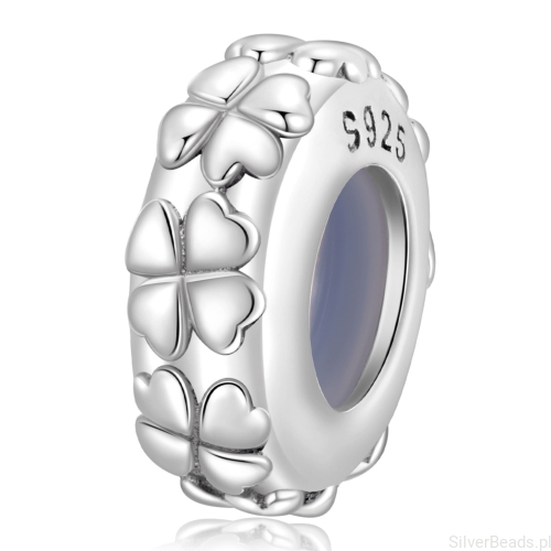 Srebrny charms stoper w KONICZYNKI beads srebro 925 koralik