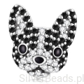 Srebrny charms piesek BOSTON TERRIER srebro 925 koralik beads