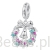 Srebrny charms WIANEK z dzwoneczkiem i kryształkami zawieszka beads srebro 925