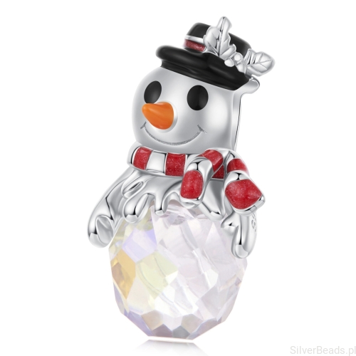 Srebrny charms BAŁWANEK srebro 925 koralik beads