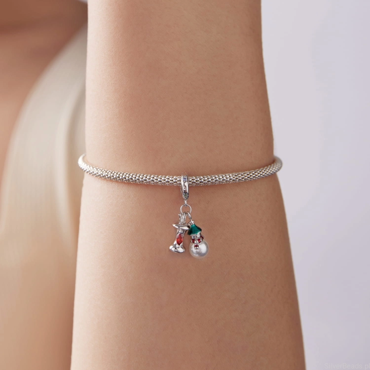 Charms srebro 925 BAŁWANEK  koralik do bransoletki modułowej
