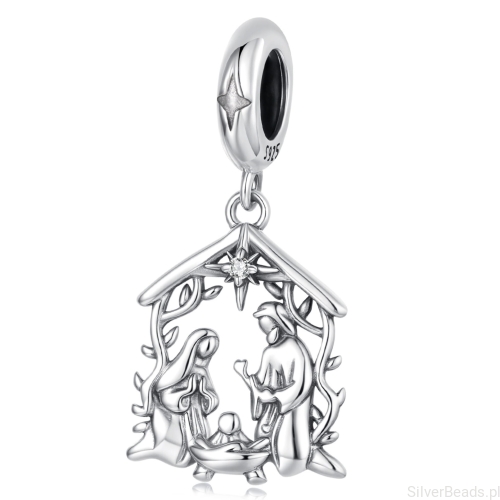 Srebrny charms STAJENKA zawieszka beads srebro 925