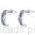 Srebrne kolczyki z kolorowymi kamieniami – elegancki akcent w żywych barwach.