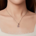Charms „Różowe Wisienki z Kokardką” – lekki, słodki i stylowy.