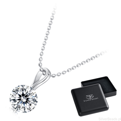 Eleganckie kolczyki srebro 925 z moissanitem