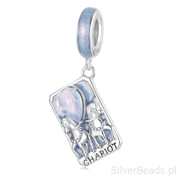 Karta Tarota RYDWAN charms srebro 925 zawieszka do bransoletki