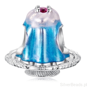Srebrny charms tort z lukrem koralik srebro 925