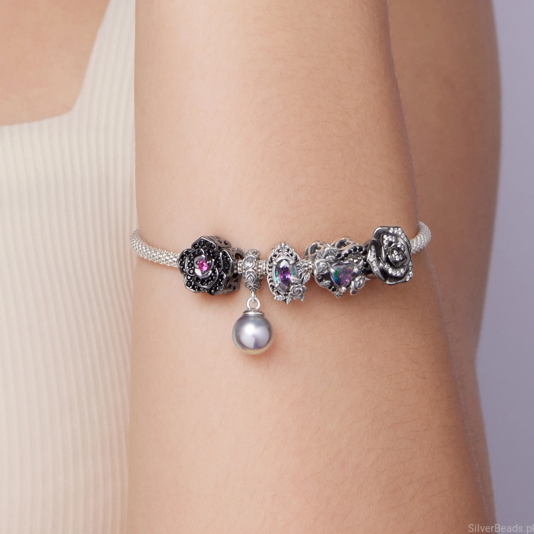 charms-zawieszka-perla-i-roze-srebro