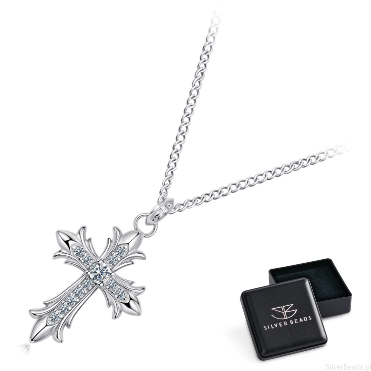 srebrna-zawieszka-krzyz-moissanite