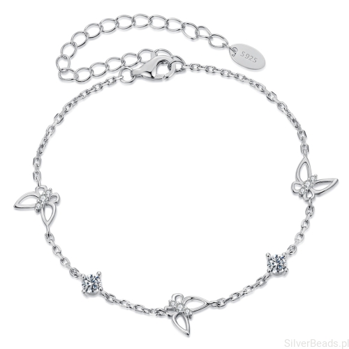 srebrna-bransoletka-motylki-moissanite-925