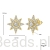 kolczyki sztyfty gwiazda z cyrkoniami
