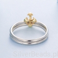 pierścionek religijny srebro 925 damski