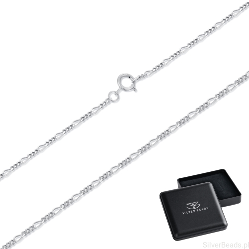 łańcuszek srebro 925 figaro cienki
