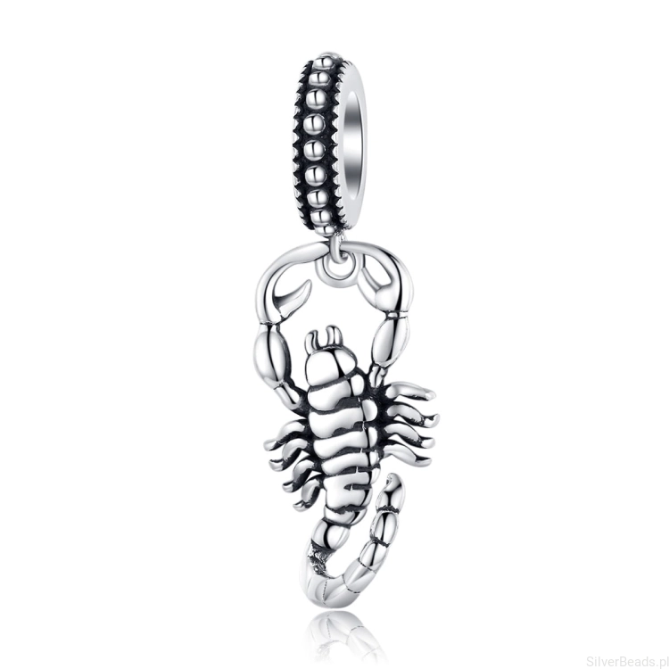 skorpion srebrny charms zawieszka g115.jpg