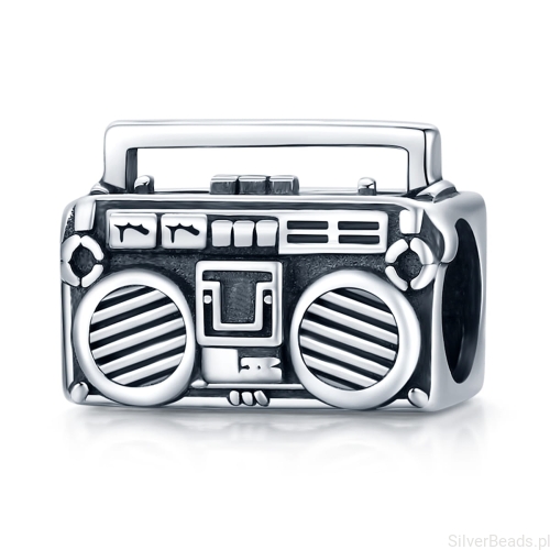 retro radio charms G244